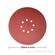 aluminum oxid abrasive sanding disc 225mm sandpaper